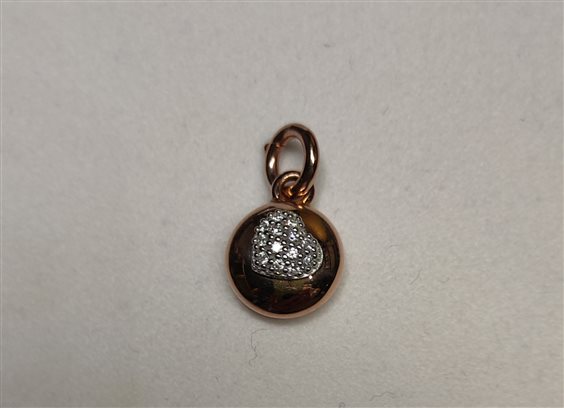 Charm Mimi Woman Les Lulu in Rose Gold Diamante P400G - P400G